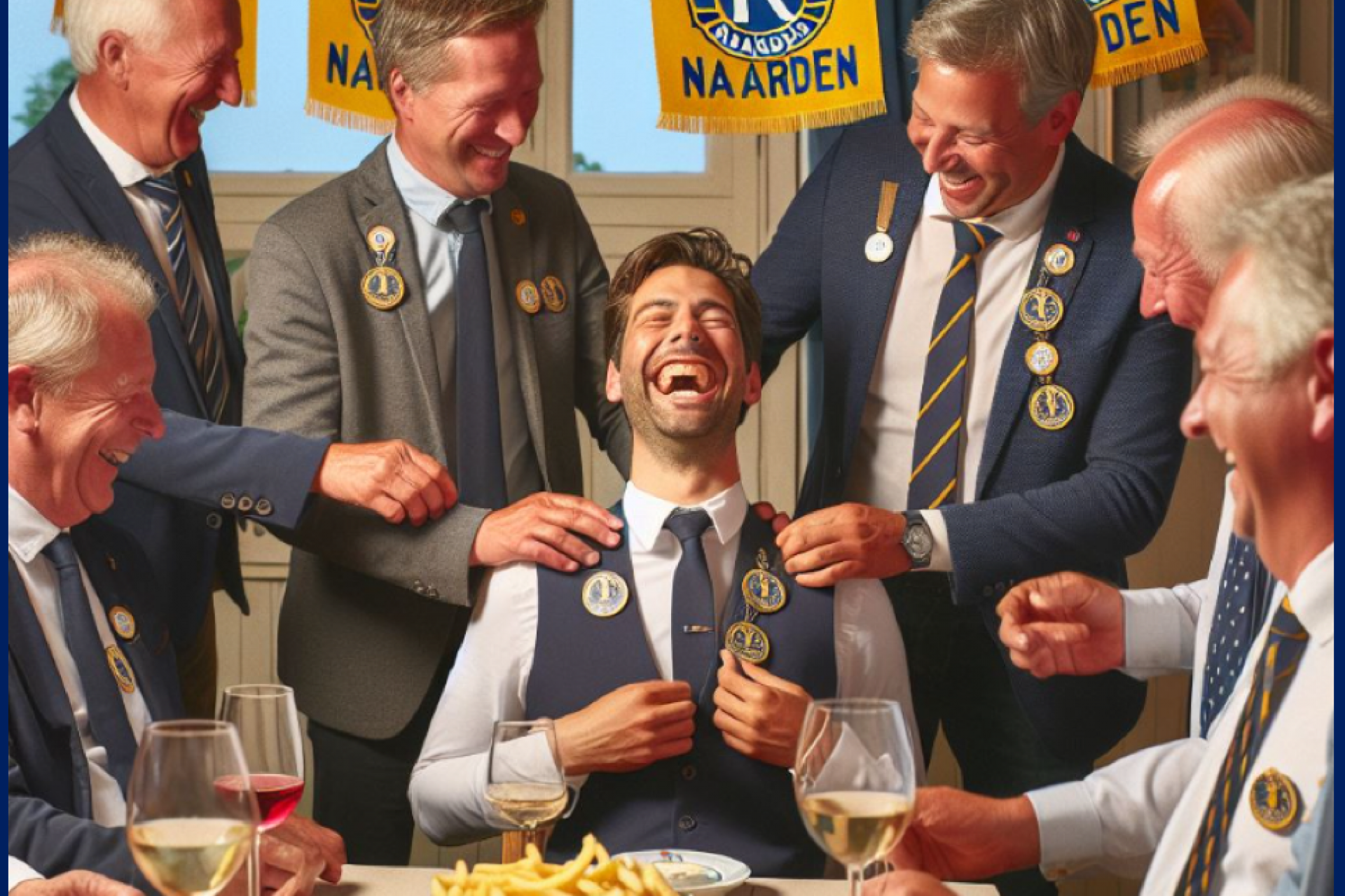 Welkom Robbert bij Kiwanis Naarden